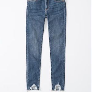 Abercrombie & Fitch Blue Skinny Jeans